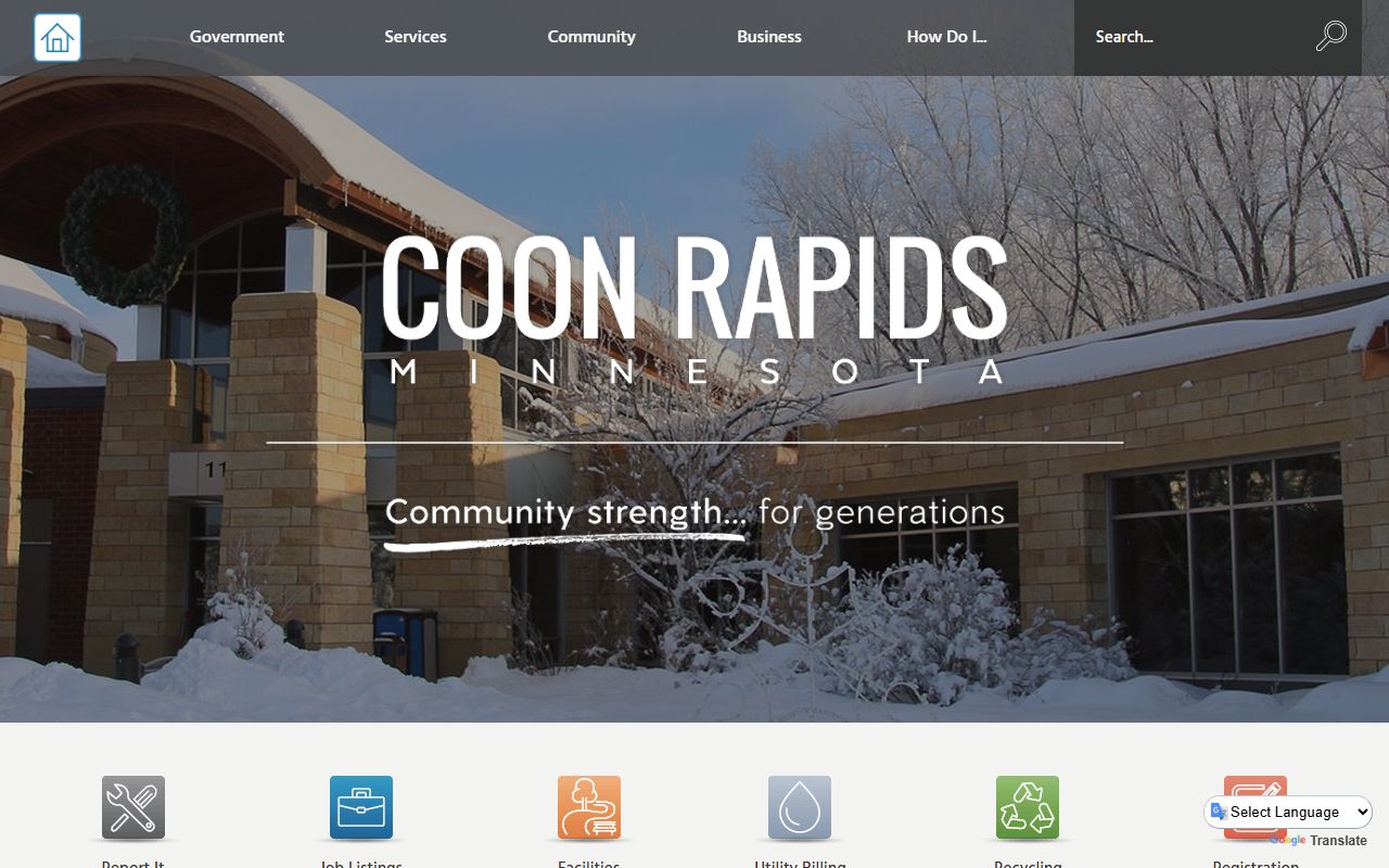 Coon Rapids city portal for DUI record access