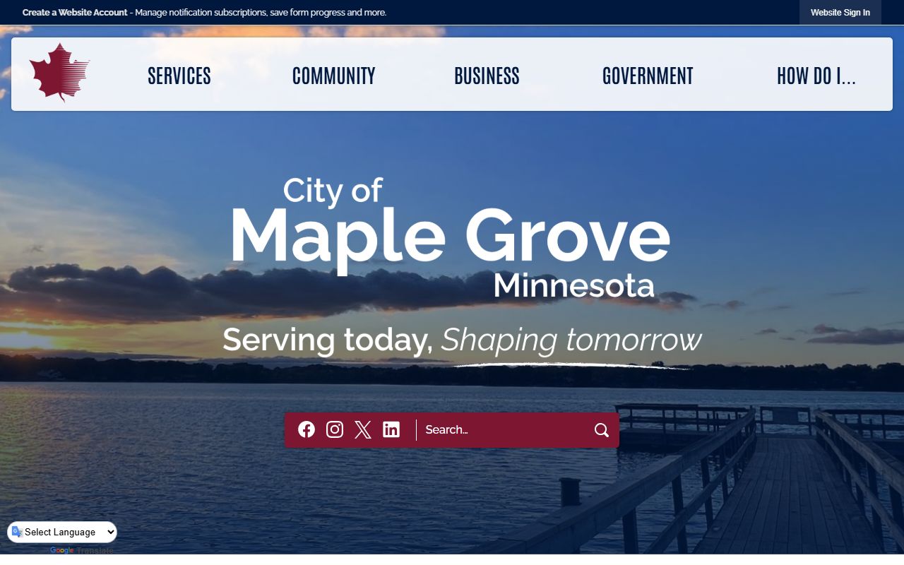 Maple Grove city portal for DUI records