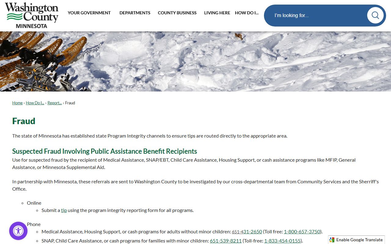 MCRO search portal for Washington County DUI records